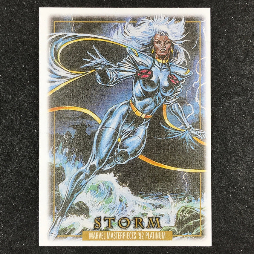 2024 Marvel Masterpieces '92 Platinum STORM Base Canvas #86