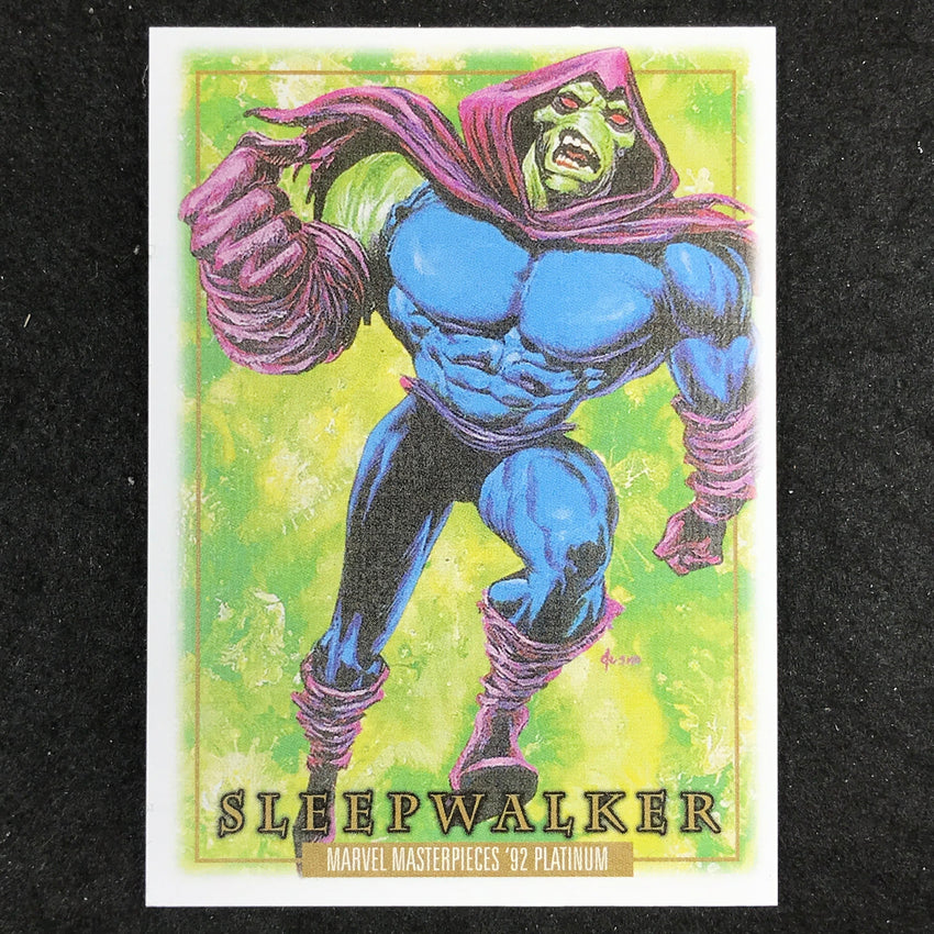 2024 Marvel Masterpieces '92 Platinum SLEEPWALKER Base Canvas #89