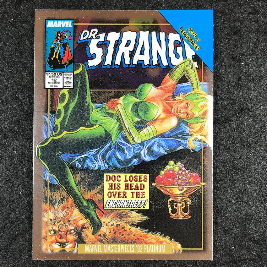 2024 Marvel Masterpieces '92 Platinum ENCHANTRESS Variant Cover Base #21