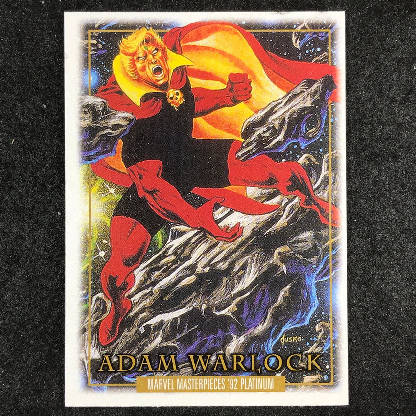 2024 Marvel Masterpieces '92 Platinum ADAM WARLOCK Base Leather #9