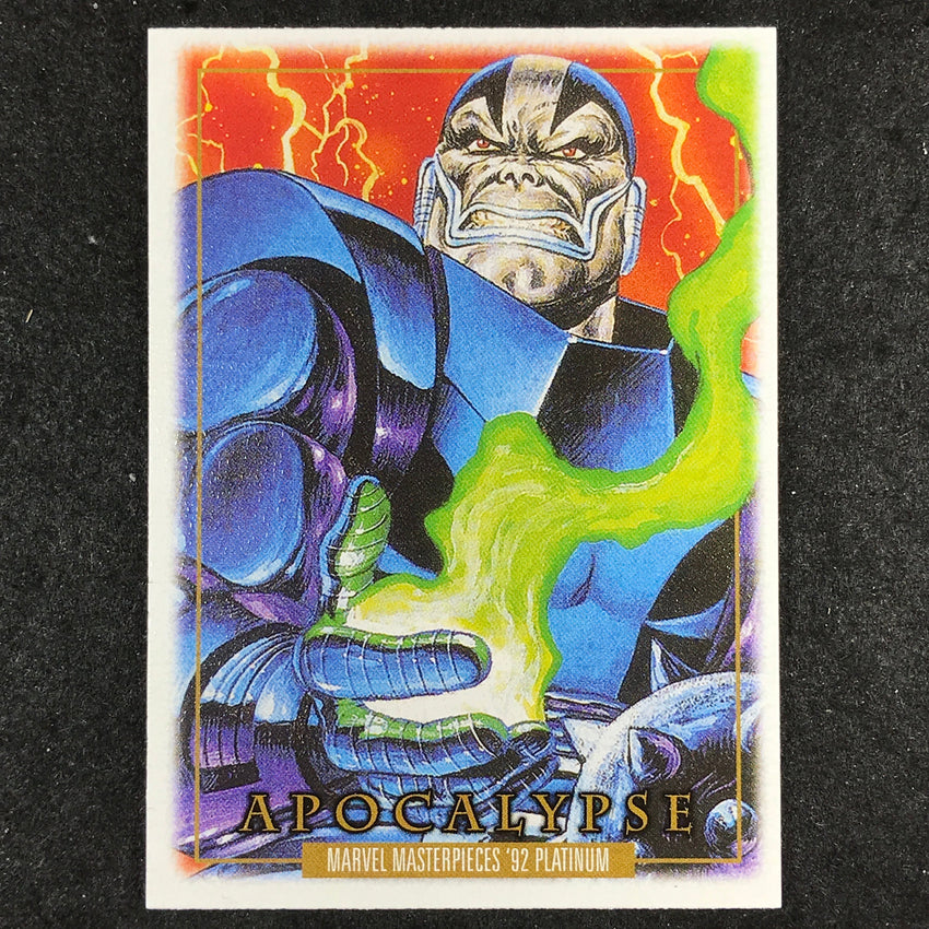 2024 Marvel Masterpieces '92 Platinum APOCALYPSE Base Leather #10