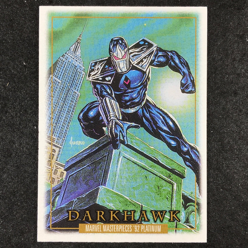 2024 Marvel Masterpieces '92 Platinum DARKHAWK Base Leather #11