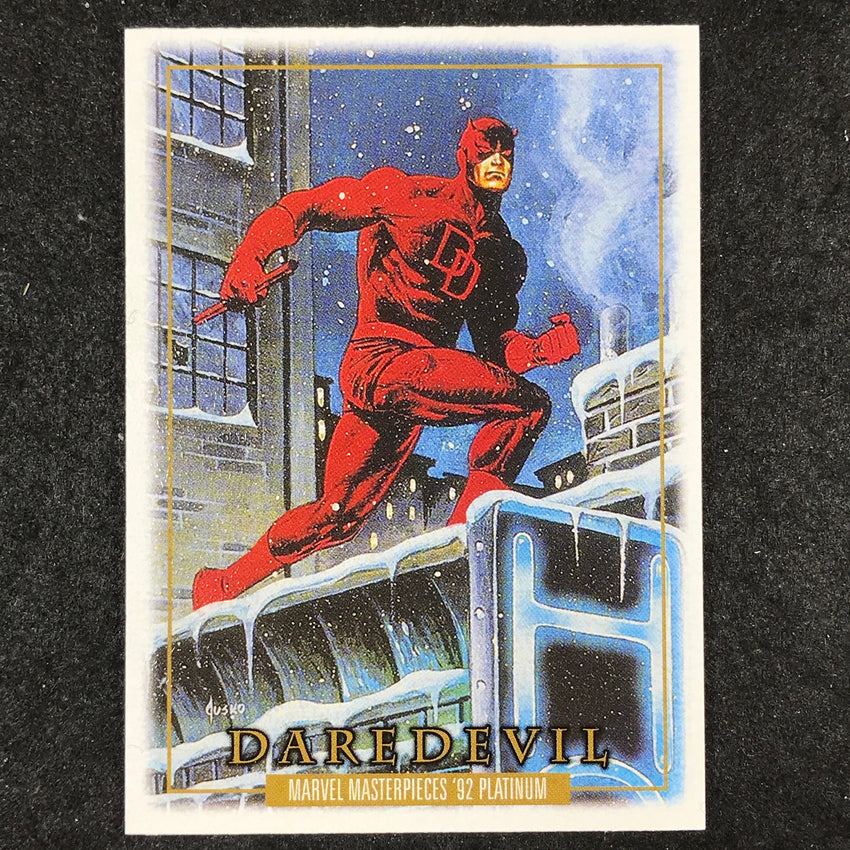 2024 Marvel Masterpieces '92 Platinum DAREDEVIL Base Leather #12