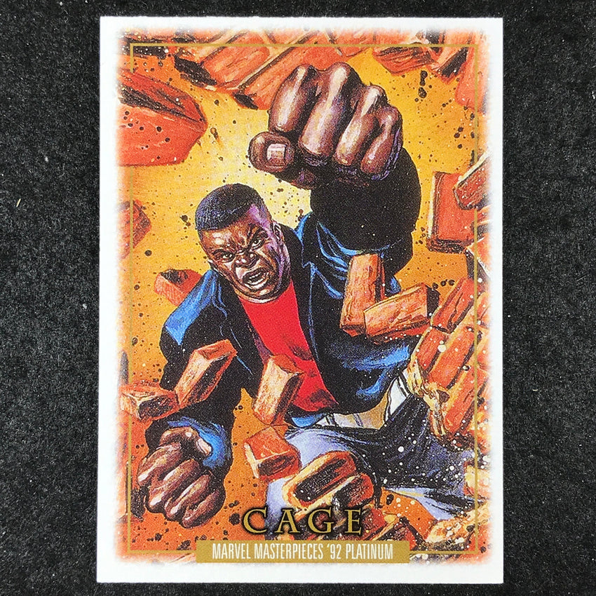2024 Marvel Masterpieces '92 Platinum CAGE Base Leather #17