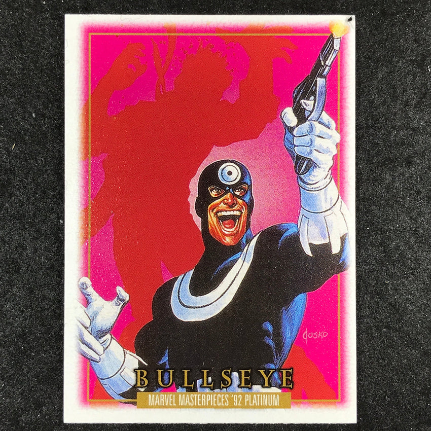 2024 Marvel Masterpieces '92 Platinum BULLSEYE Base Leather #19