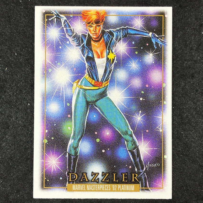 2024 Marvel Masterpieces '92 Platinum DAZZLER Base Leather #20