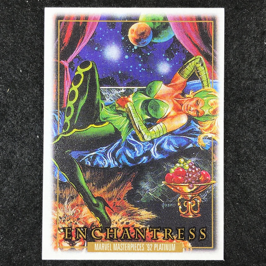 2024 Marvel Masterpieces '92 Platinum ENCHANTRESS Base Leather #21