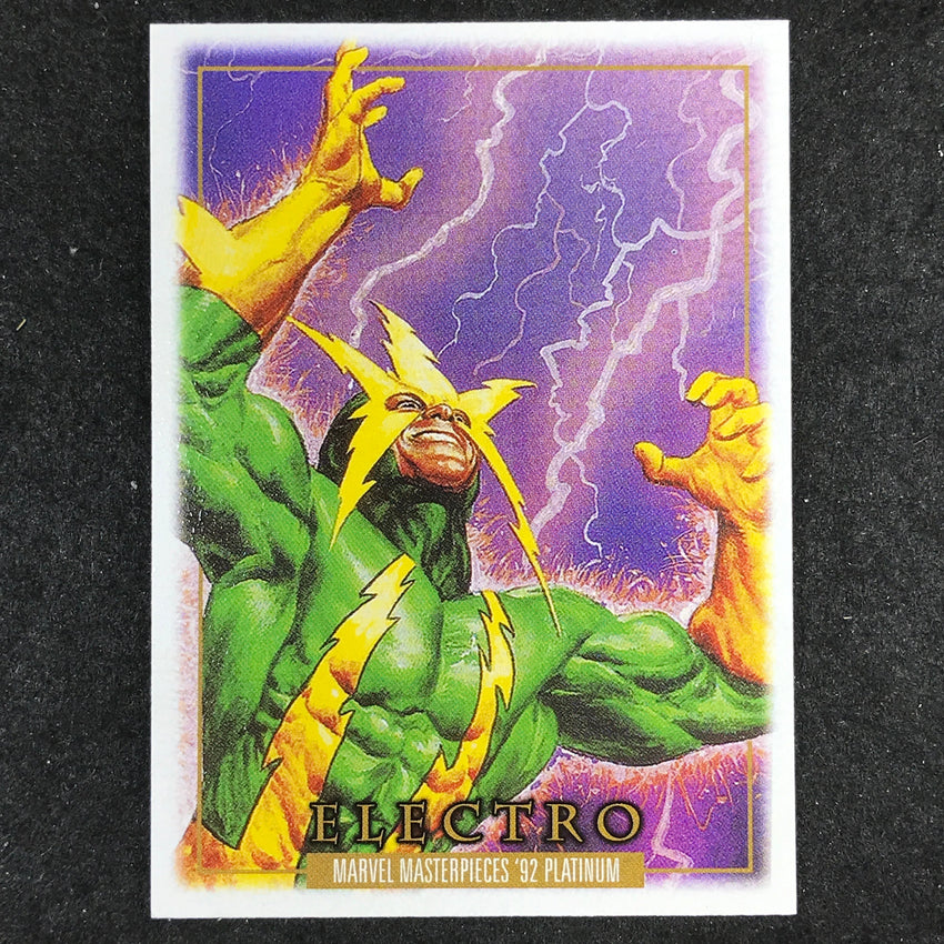 2024 Marvel Masterpieces '92 Platinum ELECTRO Base Leather #23