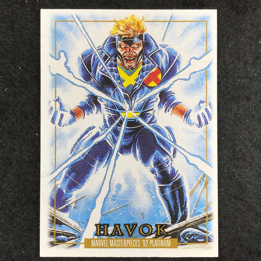 2024 Marvel Masterpieces '92 Platinum HAVOK Base Leather #35
