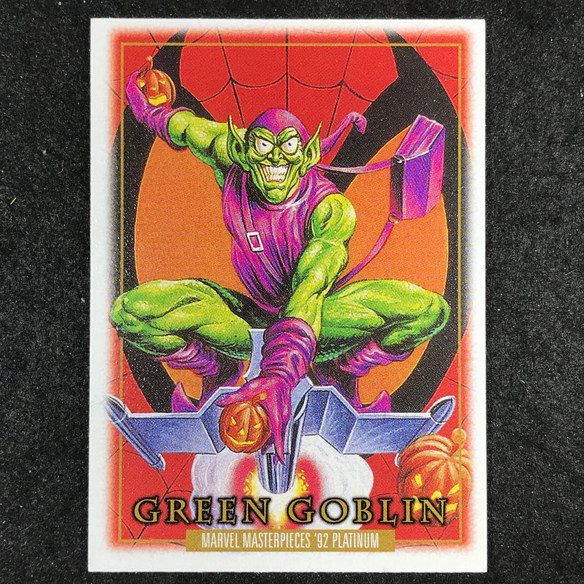 2024 Marvel Masterpieces '92 Platinum GREEN GOBLIN Base Leather #36