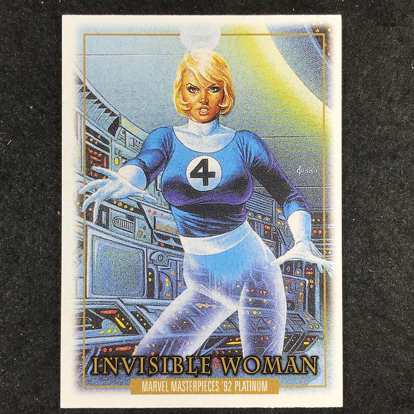 2024 Marvel Masterpieces '92 Platinum INVISIBLE WOMAN Base Leather #39