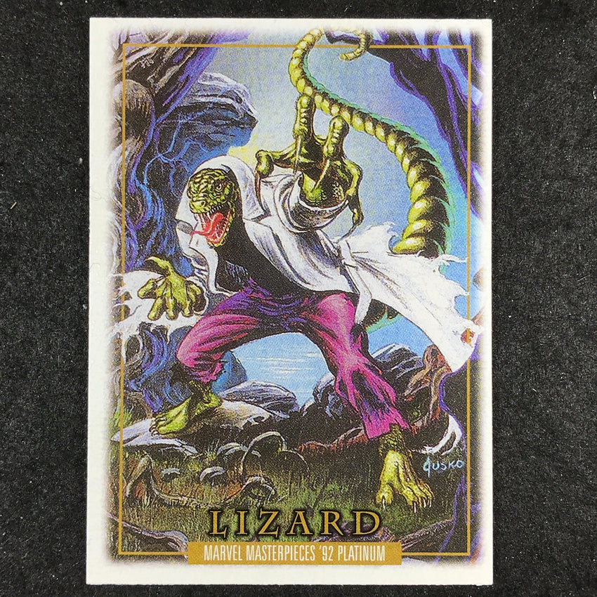 2024 Marvel Masterpieces '92 Platinum LIZARD Base Leather #41