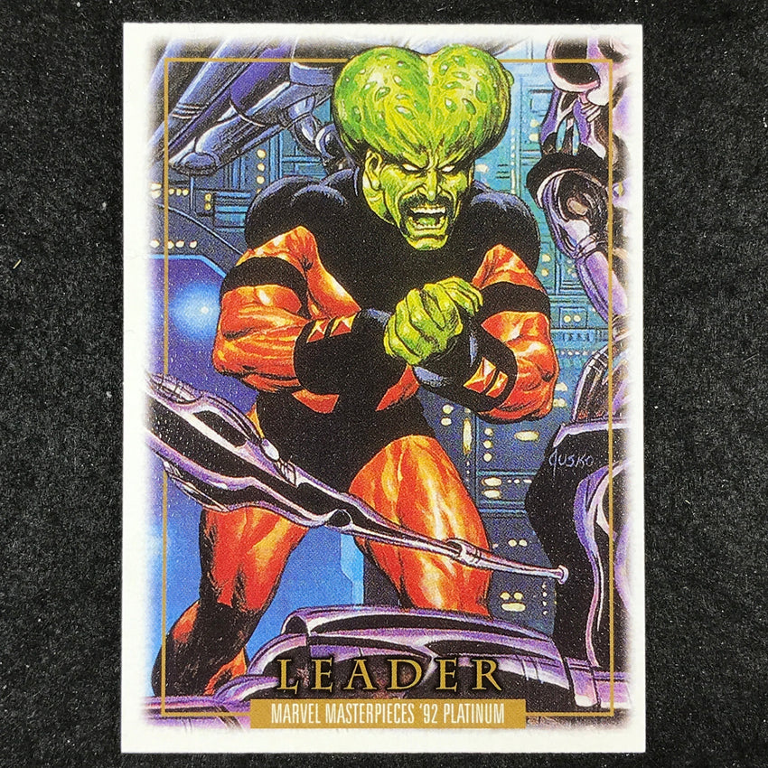 2024 Marvel Masterpieces '92 Platinum LEADER Base Leather #42