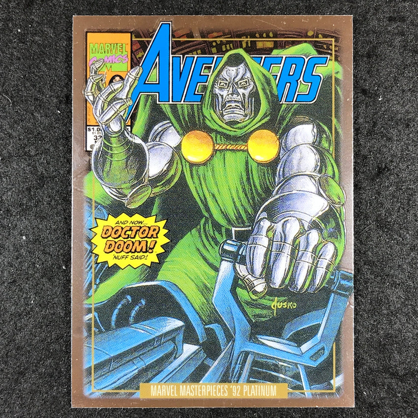 2024 Marvel Masterpieces '92 Platinum DOCTOR DOOM Variant Cover Base #26