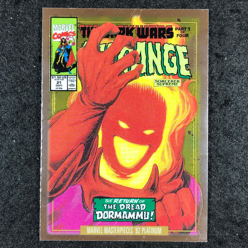 2024 Marvel Masterpieces '92 Platinum DORMAMMU Variant Cover Base #27