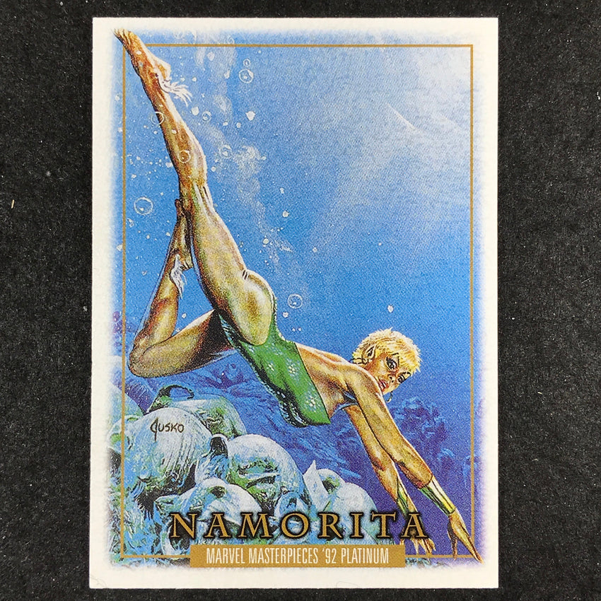 2024 Marvel Masterpieces '92 Platinum NAMORITA Base Leather #56