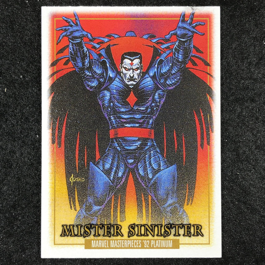 2024 Marvel Masterpieces '92 Platinum MISTER SINISTER Base Leather #58
