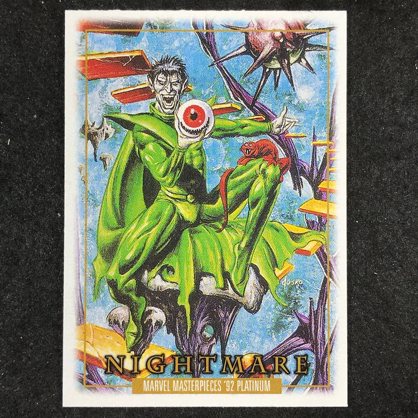 2024 Marvel Masterpieces '92 Platinum NIGHTMARE Base Leather #61