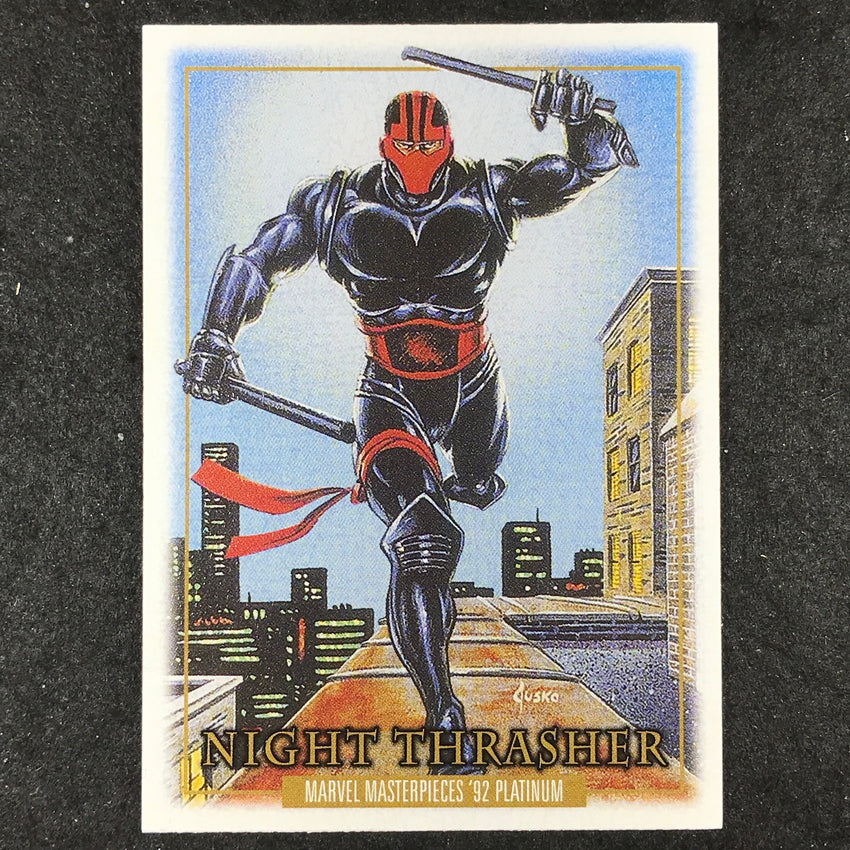 2024 Marvel Masterpieces '92 Platinum NIGHT THRASHER Base Leather #63