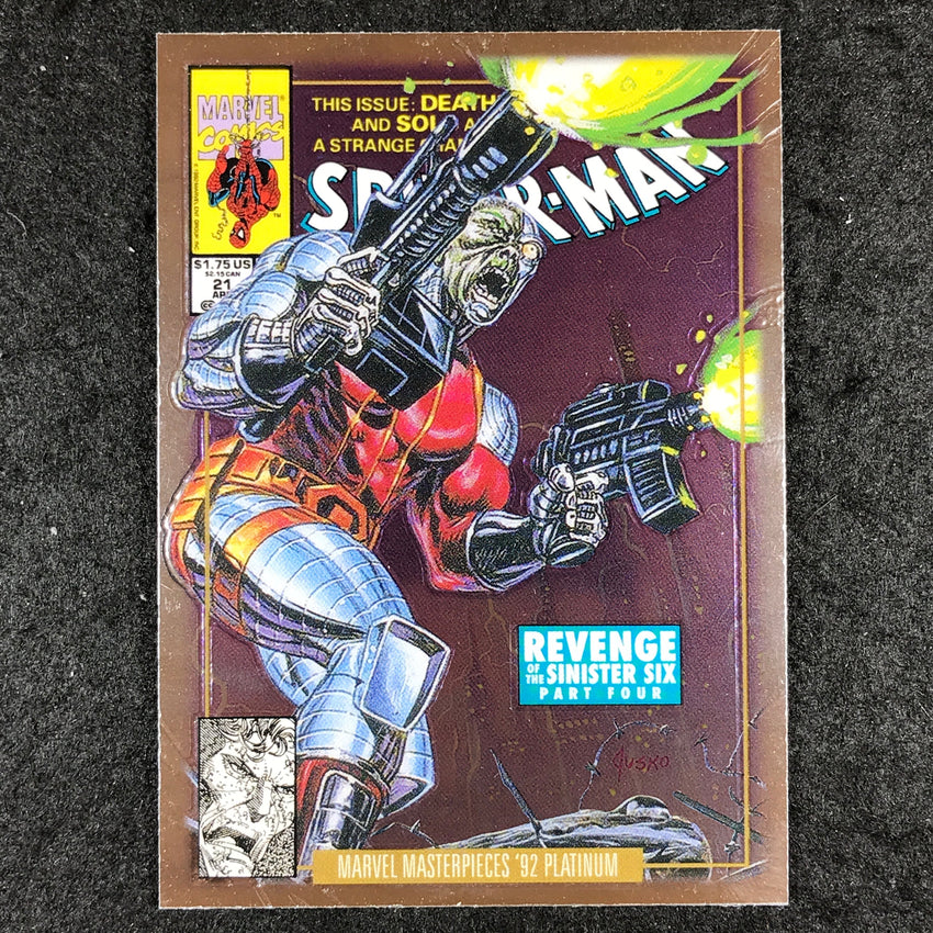 2024 Marvel Masterpieces '92 Platinum DEATHLOK Variant Cover Base #28
