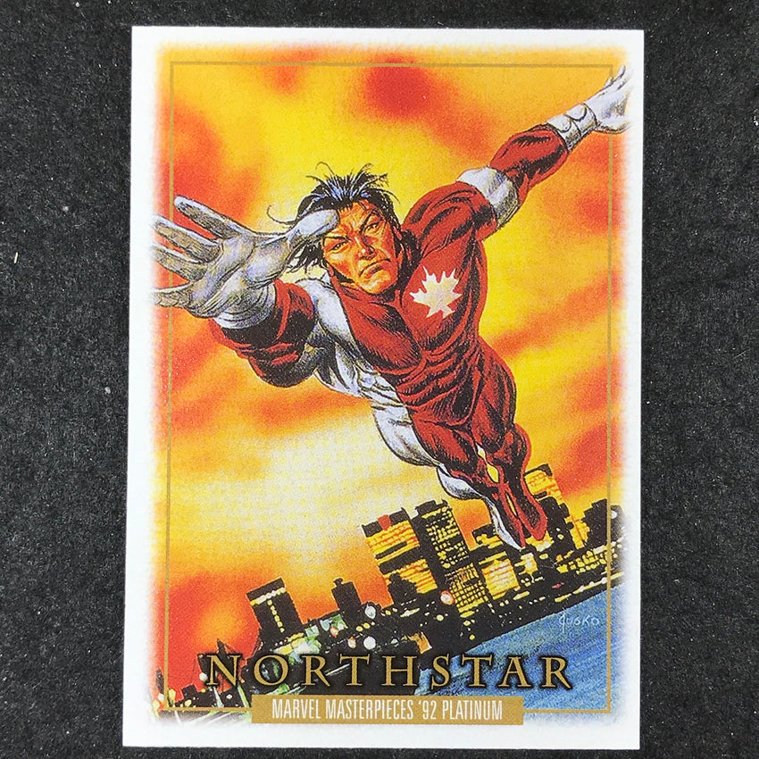 2024 Marvel Masterpieces '92 Platinum NORTHSTAR Base Leather #69