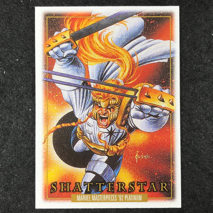 2024 Marvel Masterpieces '92 Platinum SHATTERSTAR Base Leather #74