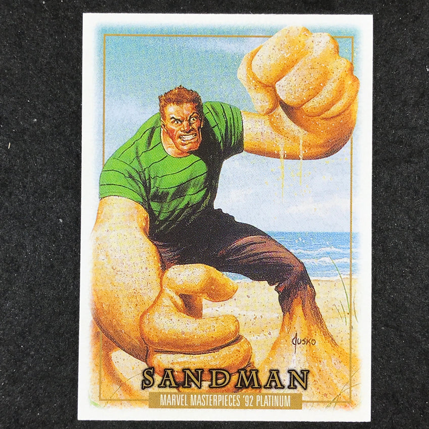 2024 Marvel Masterpieces '92 Platinum SANDMAN Base Leather #77