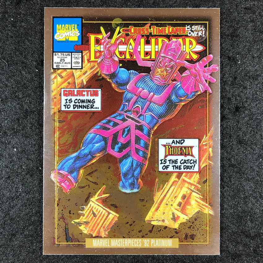 2024 Marvel Masterpieces '92 Platinum GALACTUS Variant Cover Base #30