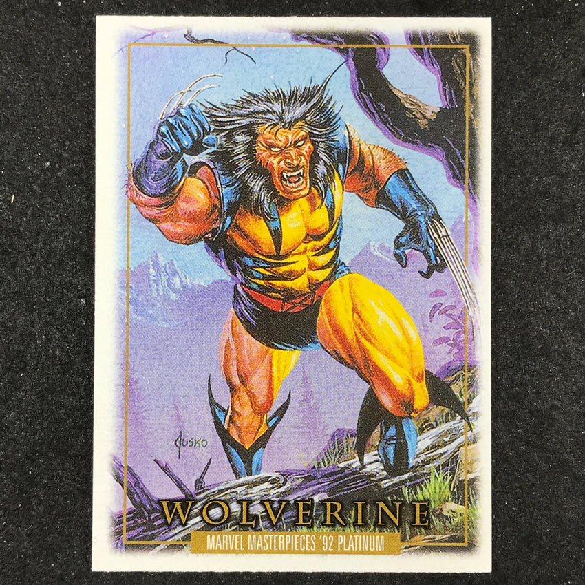 2024 Marvel Masterpieces '92 Platinum WOLVERINE Base Leather #94