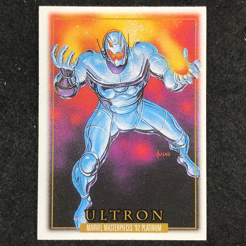 2024 Marvel Masterpieces '92 Platinum ULTRON Base Leather #98