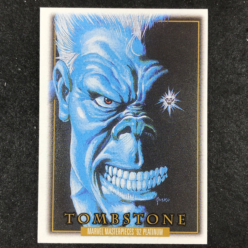 2024 Marvel Masterpieces '92 Platinum TOMBSTONE Base Leather #99