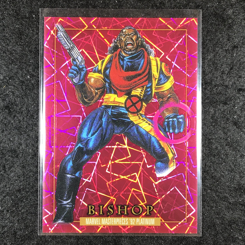 2024 Marvel Masterpieces '92 Platinum BISHOP Base Pink Laser 925/992 #6