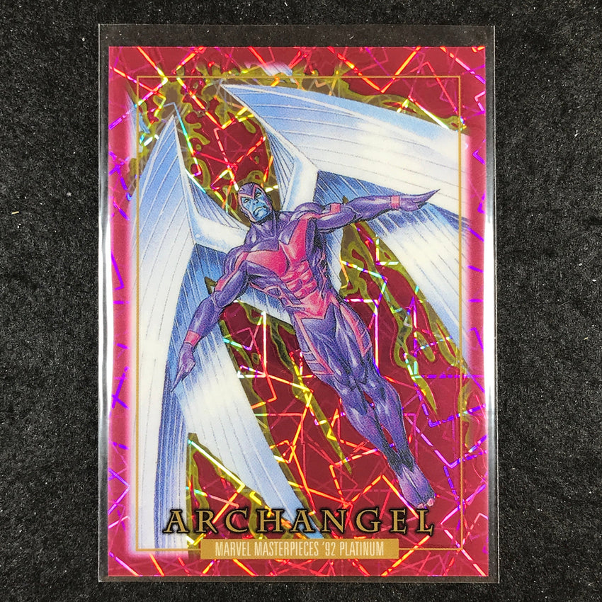 2024 Marvel Masterpieces '92 Platinum ARCHANGEL Base Pink Laser 221/992 #8