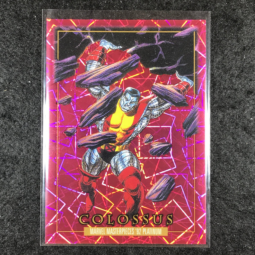 2024 Marvel Masterpieces '92 Platinum COLOSSUS Base Pink Laser 494/992 #14