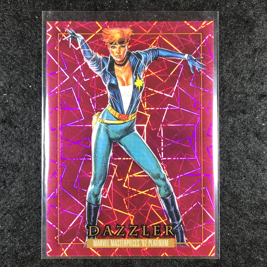 2024 Marvel Masterpieces '92 Platinum DAZZLER Base Pink Laser 936/992 #20