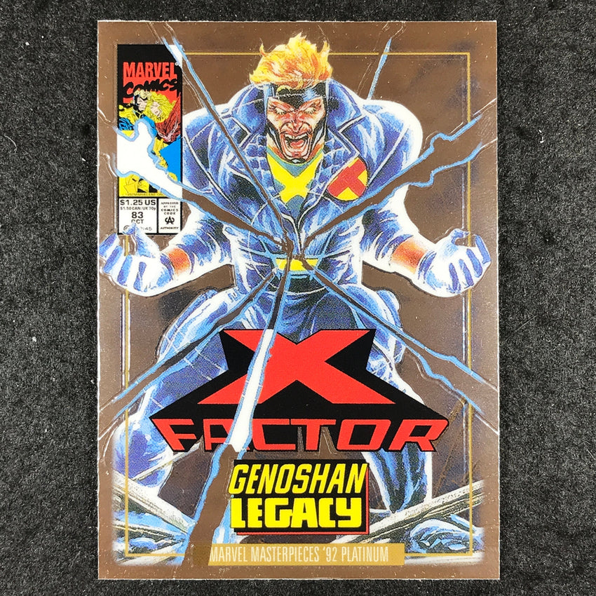 2024 Marvel Masterpieces '92 Platinum HAVOK Variant Cover Base #35
