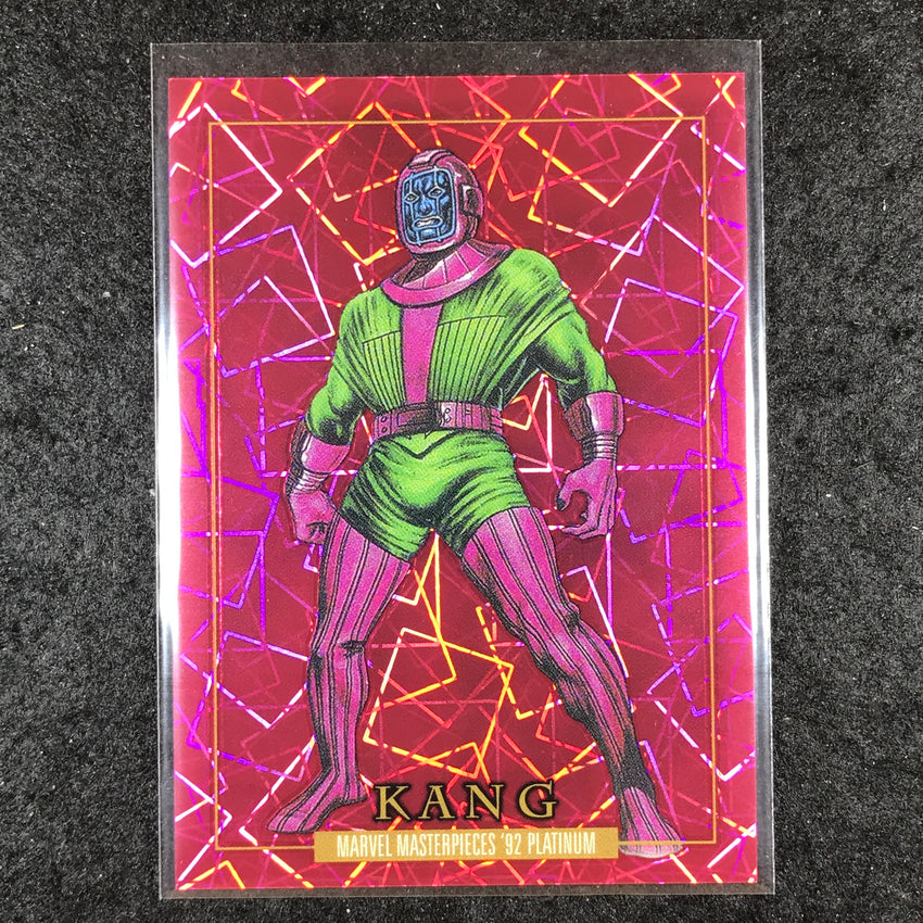 2024 Marvel Masterpieces '92 Platinum KANG Base Pink Laser 864/992 #44