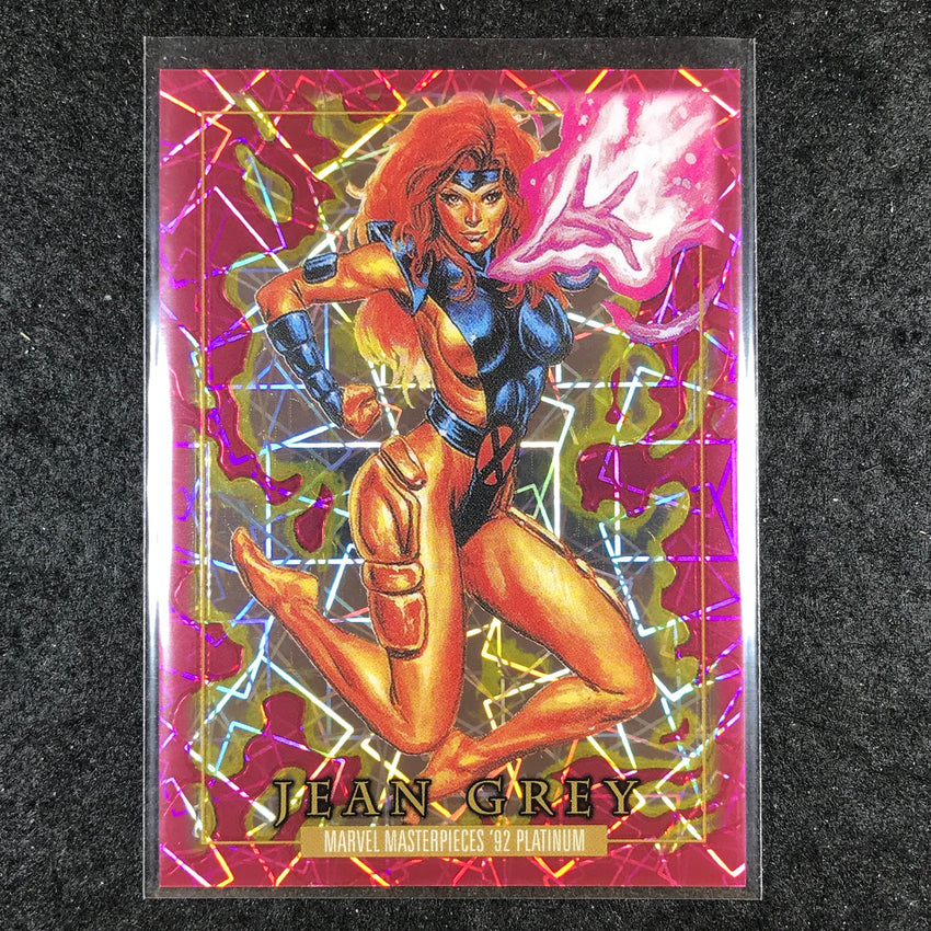 2024 Marvel Masterpieces '92 Platinum JEAN GREY Base Pink Laser 298/992 #46