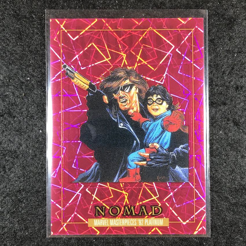 2024 Marvel Masterpieces '92 Platinum NOMAD Base Pink Laser 359/992 #70