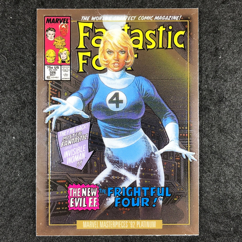 2024 Marvel Masterpieces '92 Platinum INVISIBLE WOMAN Variant Cover Base #39