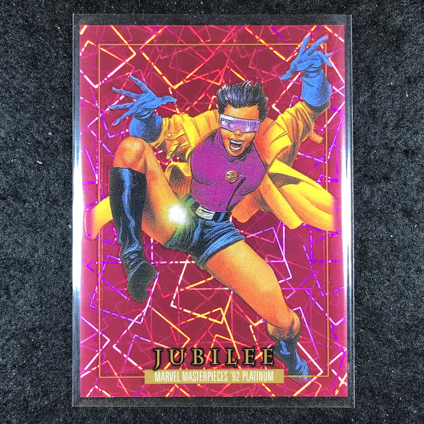 2024 Marvel Masterpieces '92 Platinum JUBILEE Base Pink Laser 73/992 #100