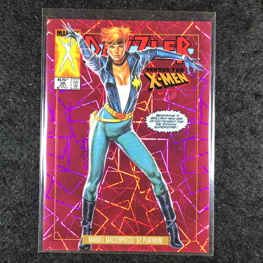 2024 Marvel Masterpieces '92 Platinum DAZZLER Variant Pink Laser 114/692 #20