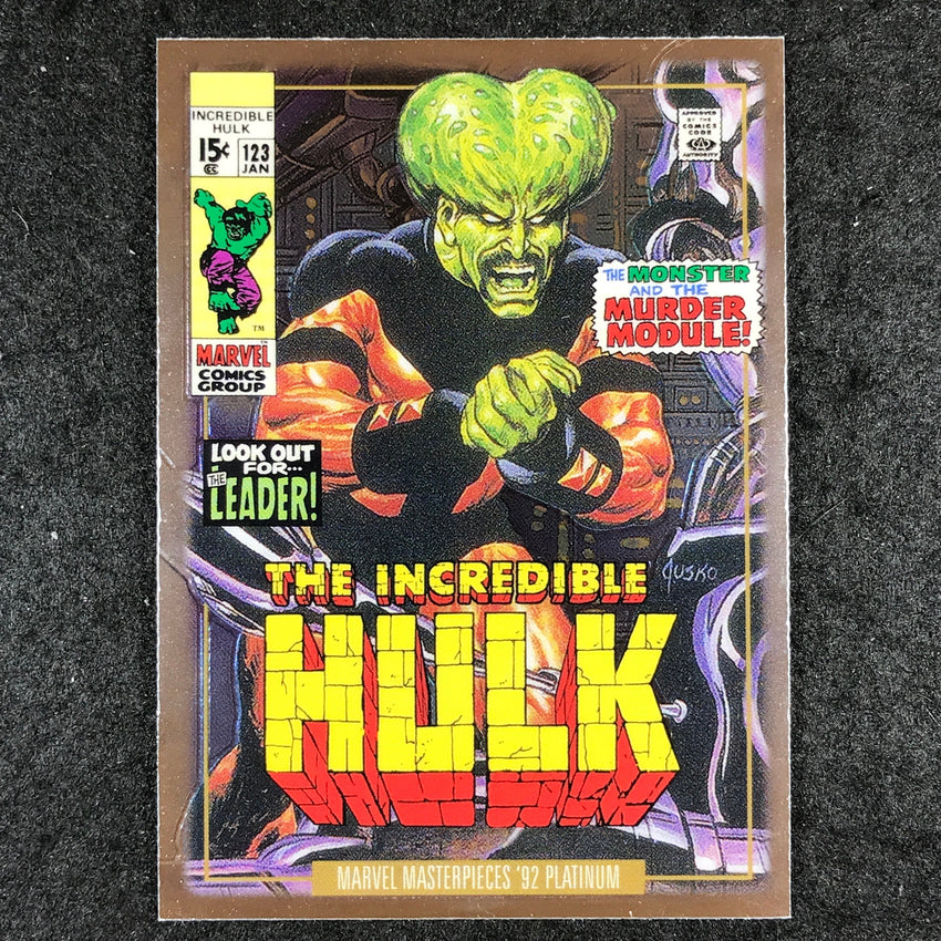 2024 Marvel Masterpieces '92 Platinum LEADER Variant Cover Base #42