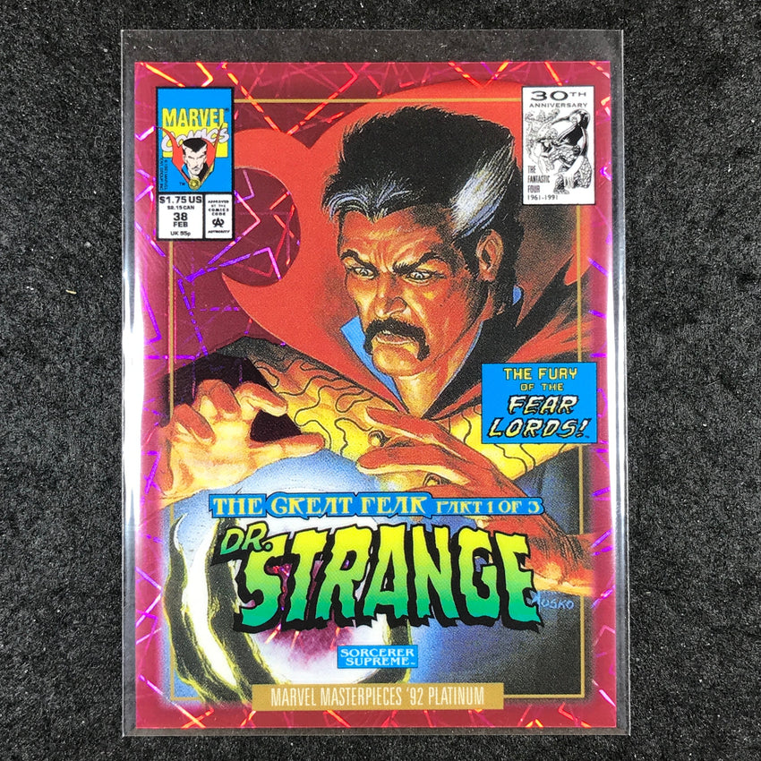 2024 Marvel Masterpieces '92 Platinum DOCTOR STRANGE Variant Pink 59/692 #24