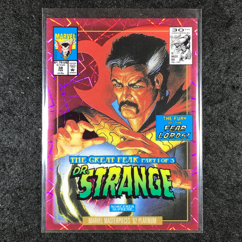2024 Marvel Masterpieces '92 Platinum DOCTOR STRANGE Variant Pink 270/692 #24