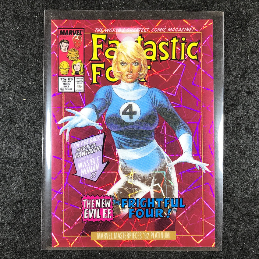 2024 Marvel Masterpieces '92 Platinum INVISIBLE WOMAN Variant Pink 82/692 #39