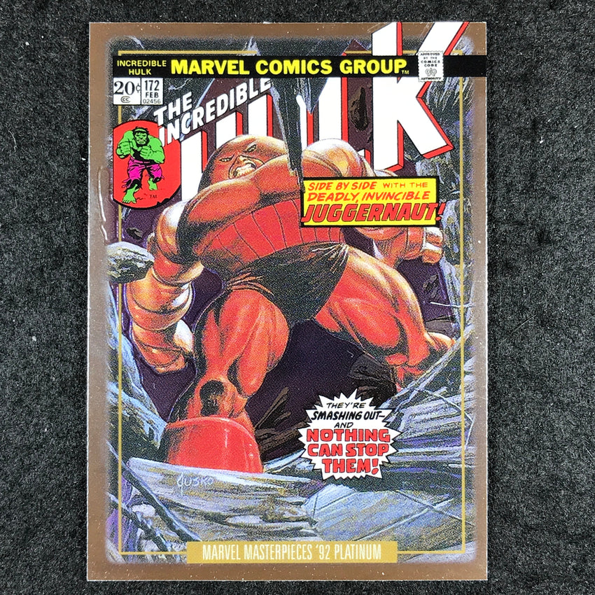 2024 Marvel Masterpieces '92 Platinum JUGGERNAUT Variant Cover Base #45