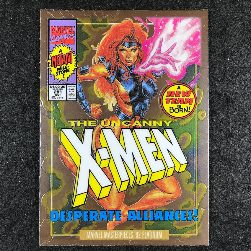 2024 Marvel Masterpieces '92 Platinum JEAN GREY Variant Cover Base #46
