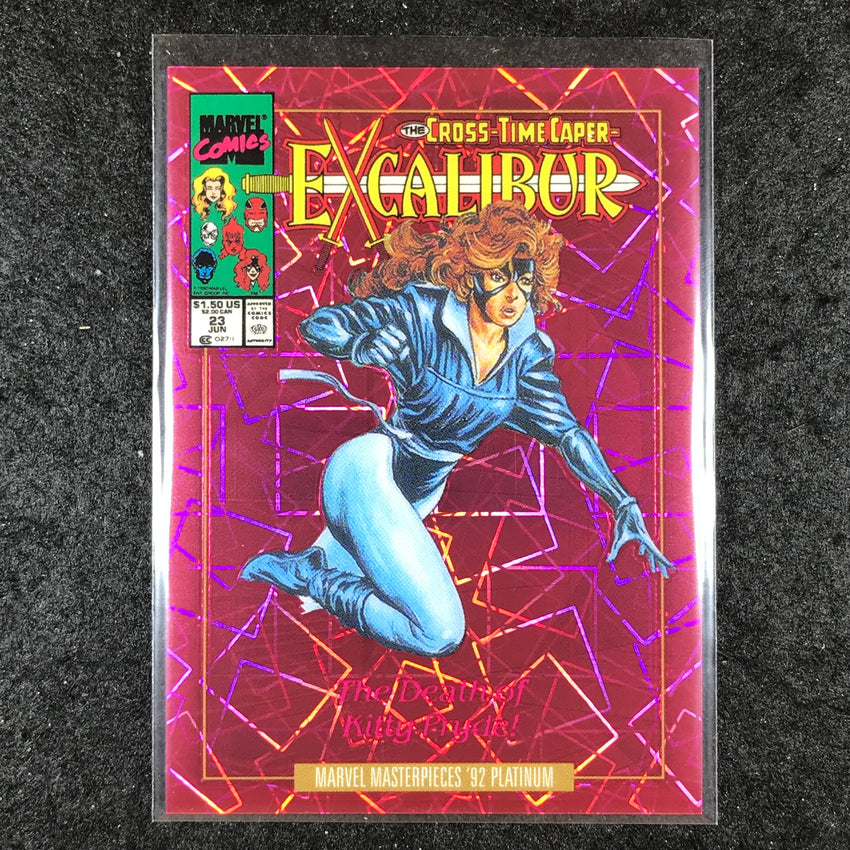 2024 Marvel Masterpieces '92 Platinum SHADOWCAT Variant Pink Laser 110/692 #75