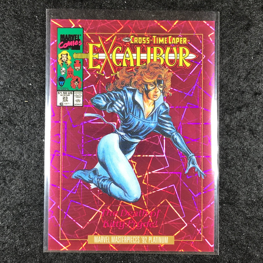 2024 Marvel Masterpieces '92 Platinum SHADOWCAT Variant Pink Laser 282/692 #75